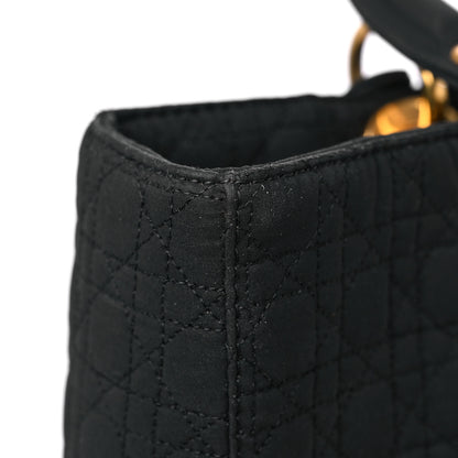 Christian Dior Nylon Cannage Large Lady Dior Black 16 of 20