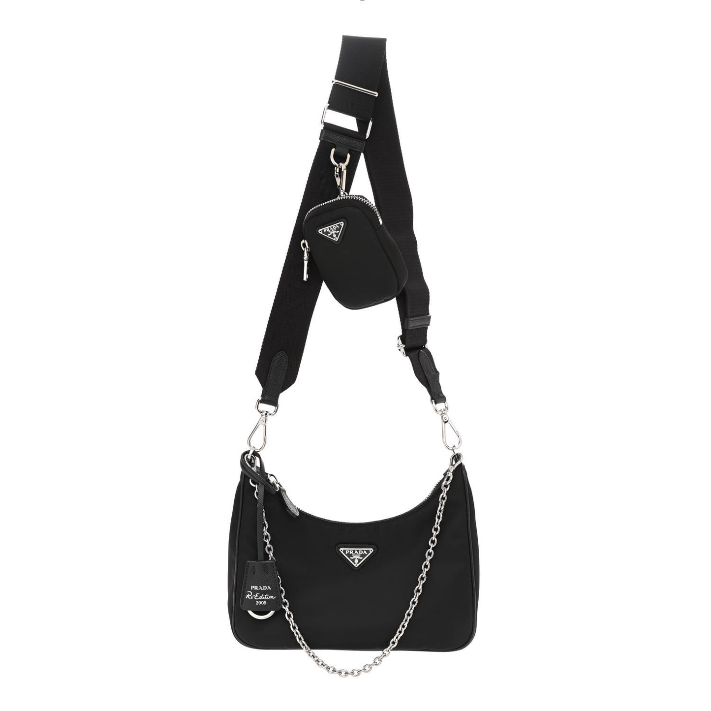 Nylon Re-Edition 2005 Shoulder Bag Black
