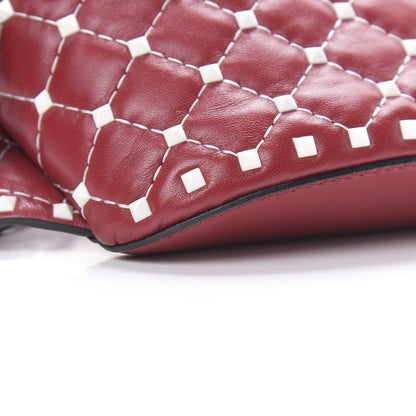 Valentino Garavani Lambskin Free Rockstud Spike Belt Bag 75 Rosso Valentino 8 of 9