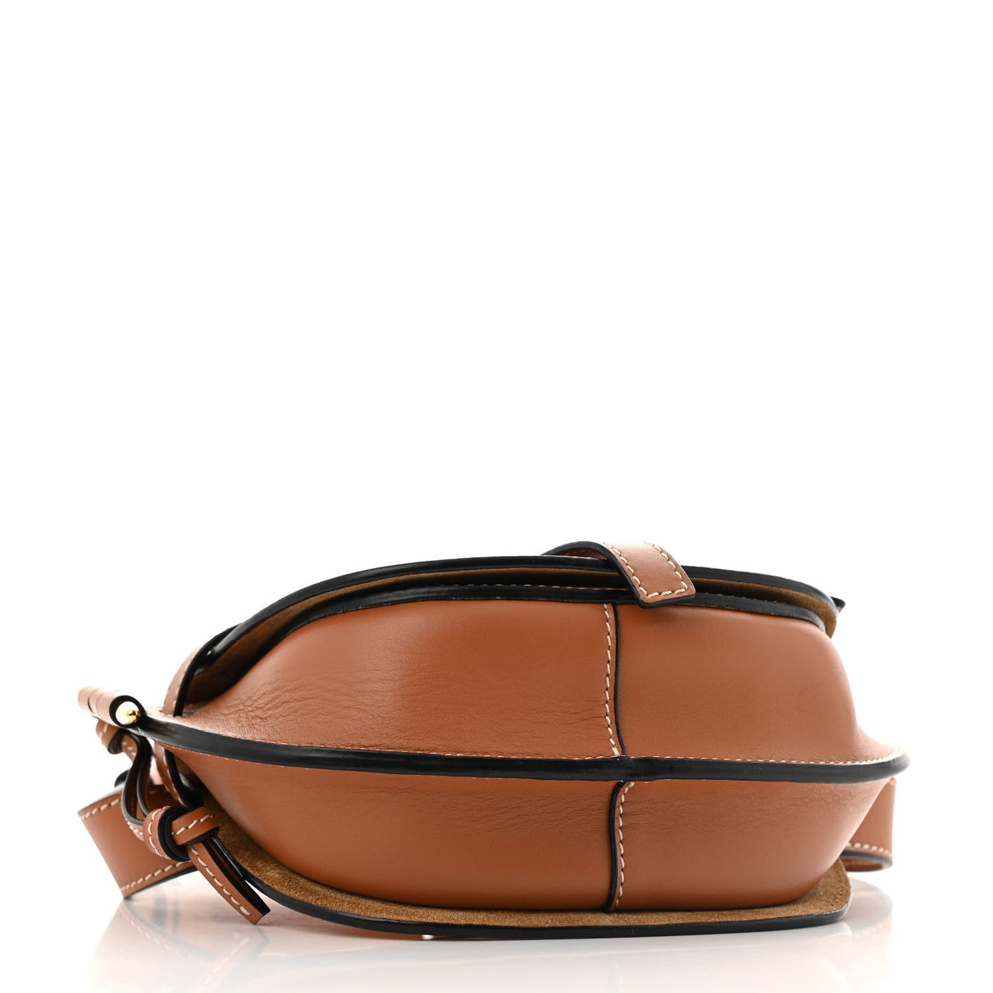 Calfskin Mini Gate Belt Bag Tan
