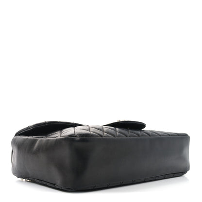 Chanel Lambskin Quilted Medium Westminster Pearl Flap Black 4 of 10