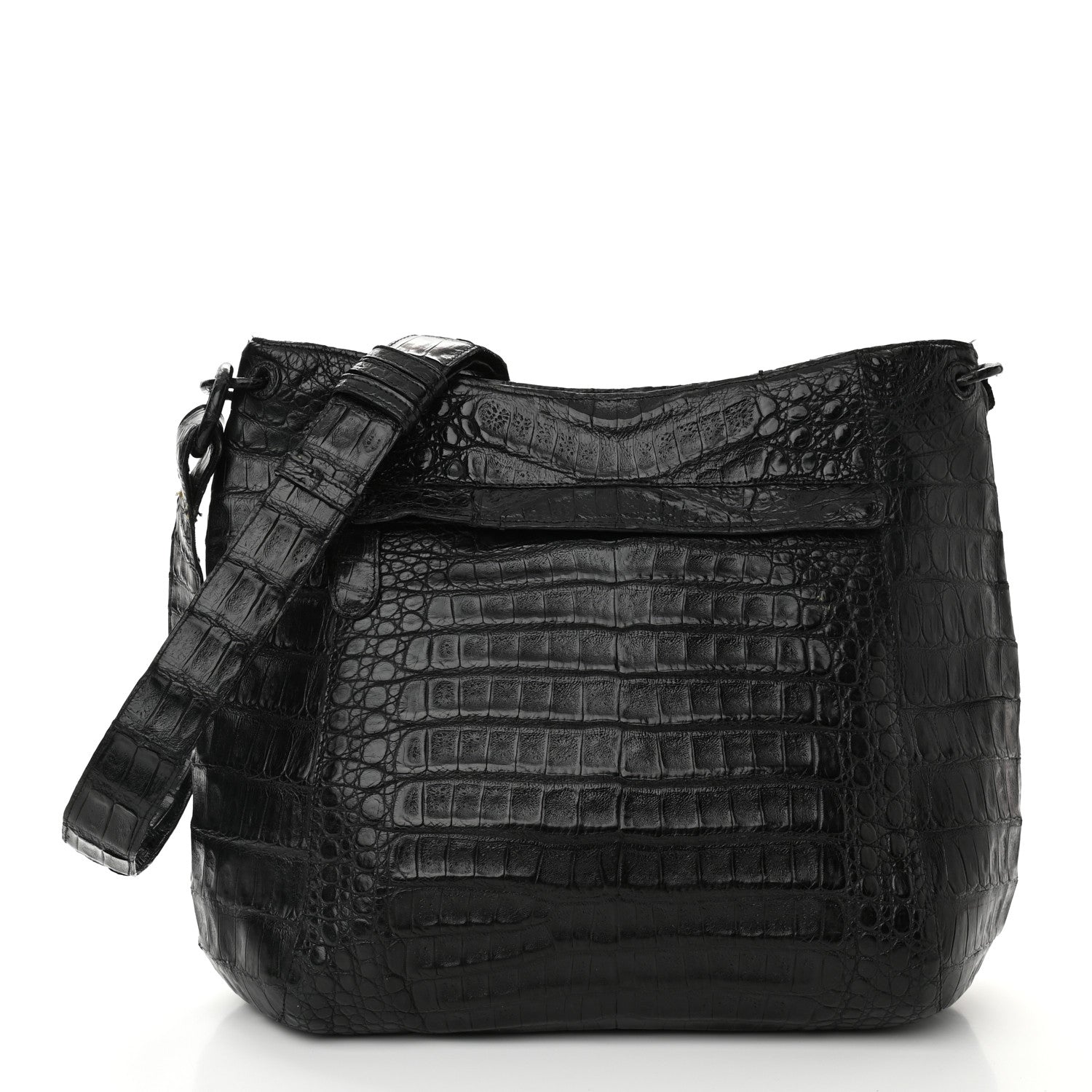 Nancy Gonzalez Crocodile Crossbody Bag Black 3 of 14