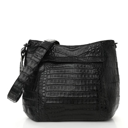 Nancy Gonzalez Crocodile Crossbody Bag Black 3 of 14