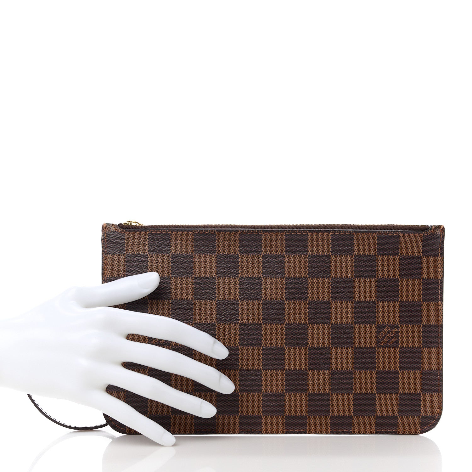 Louis Vuitton LOUIS VUITTON Damier Ebene Neverfull MM GM Pochette 2 of 16