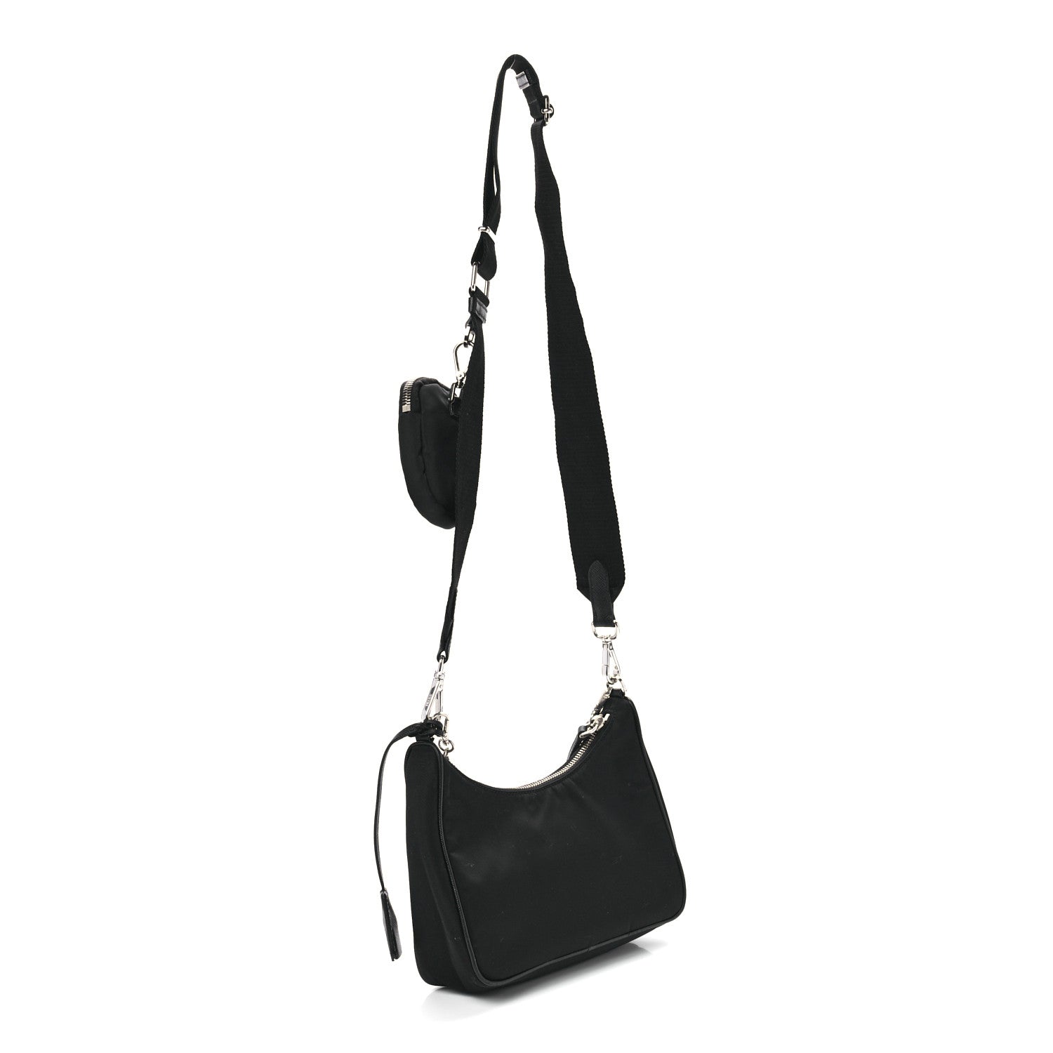 Prada Nylon Re-Edition 2005 Shoulder Bag Black 3 of 9