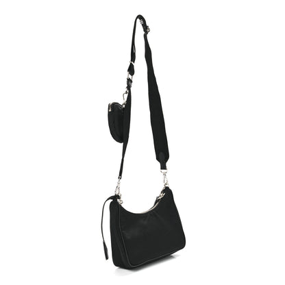Prada Nylon Re-Edition 2005 Shoulder Bag Black 3 of 9