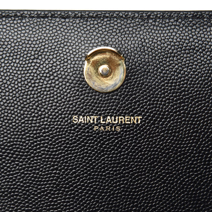 Saint Laurent Grain De Poudre Small Monogram Kate Satchel Black 6 of 12