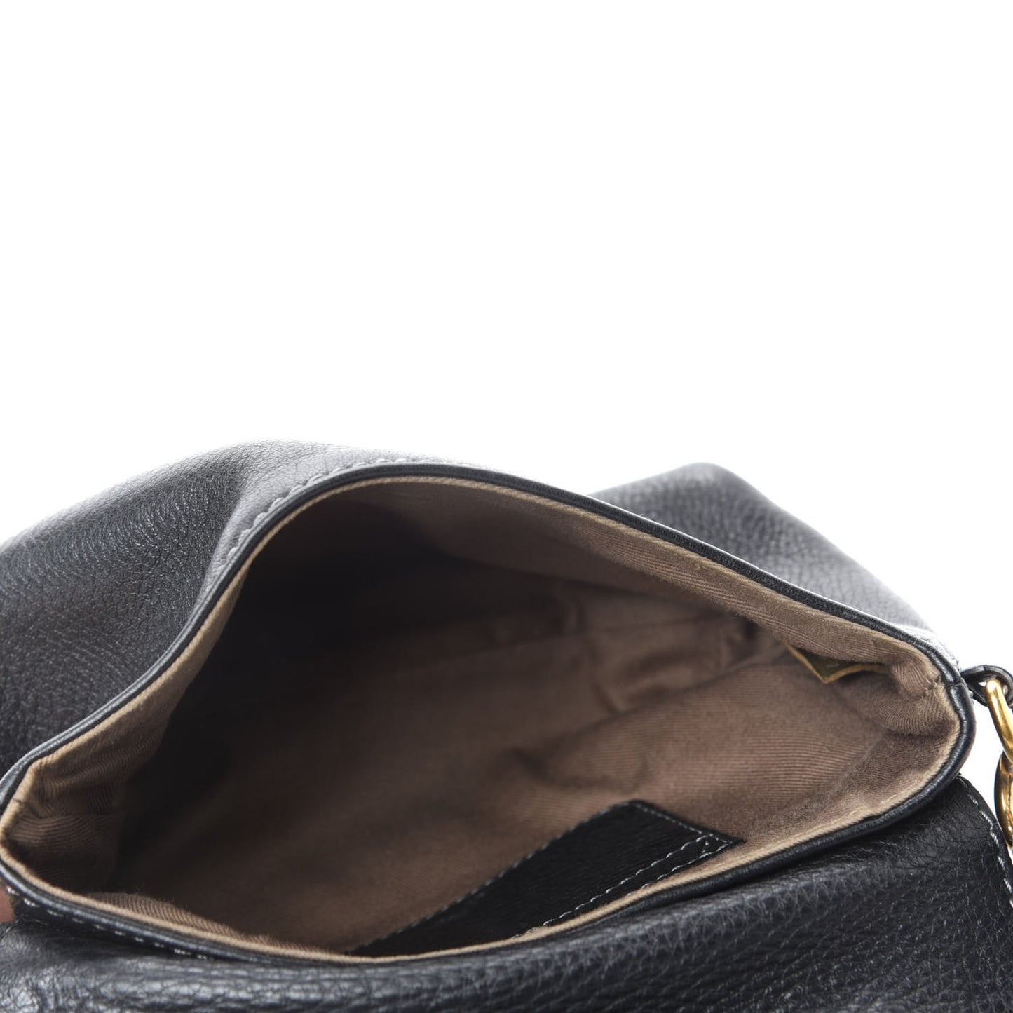 Calfskin Marcie Pochette Crossbody Bag Black