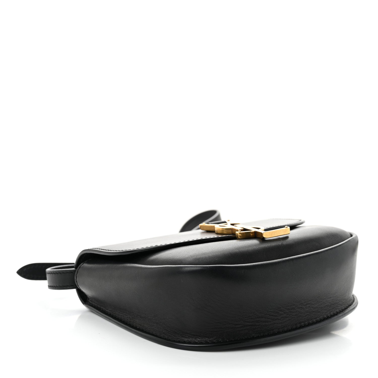 Saint Laurent Smooth Calfskin Classic Monogram Small Kaia Satchel Black 4 of 9