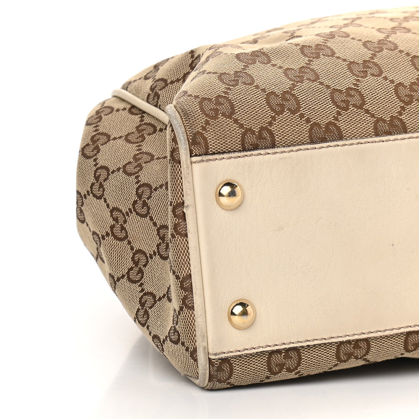 Monogram Peggy Braided Tote Off White