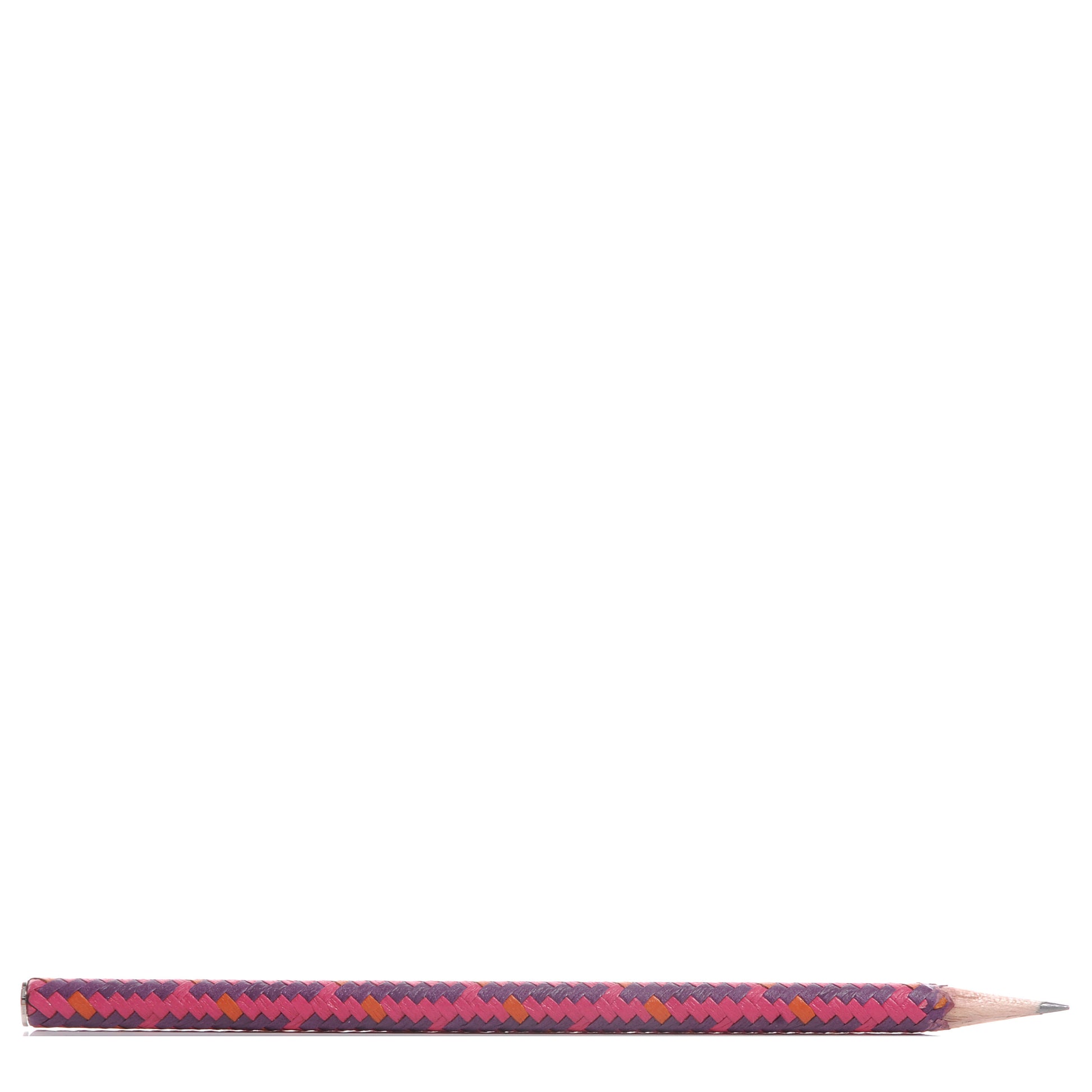 Hermes Madras Goatskin Arlequin Pencil Violet Shocking Pink Orange 1 of 5