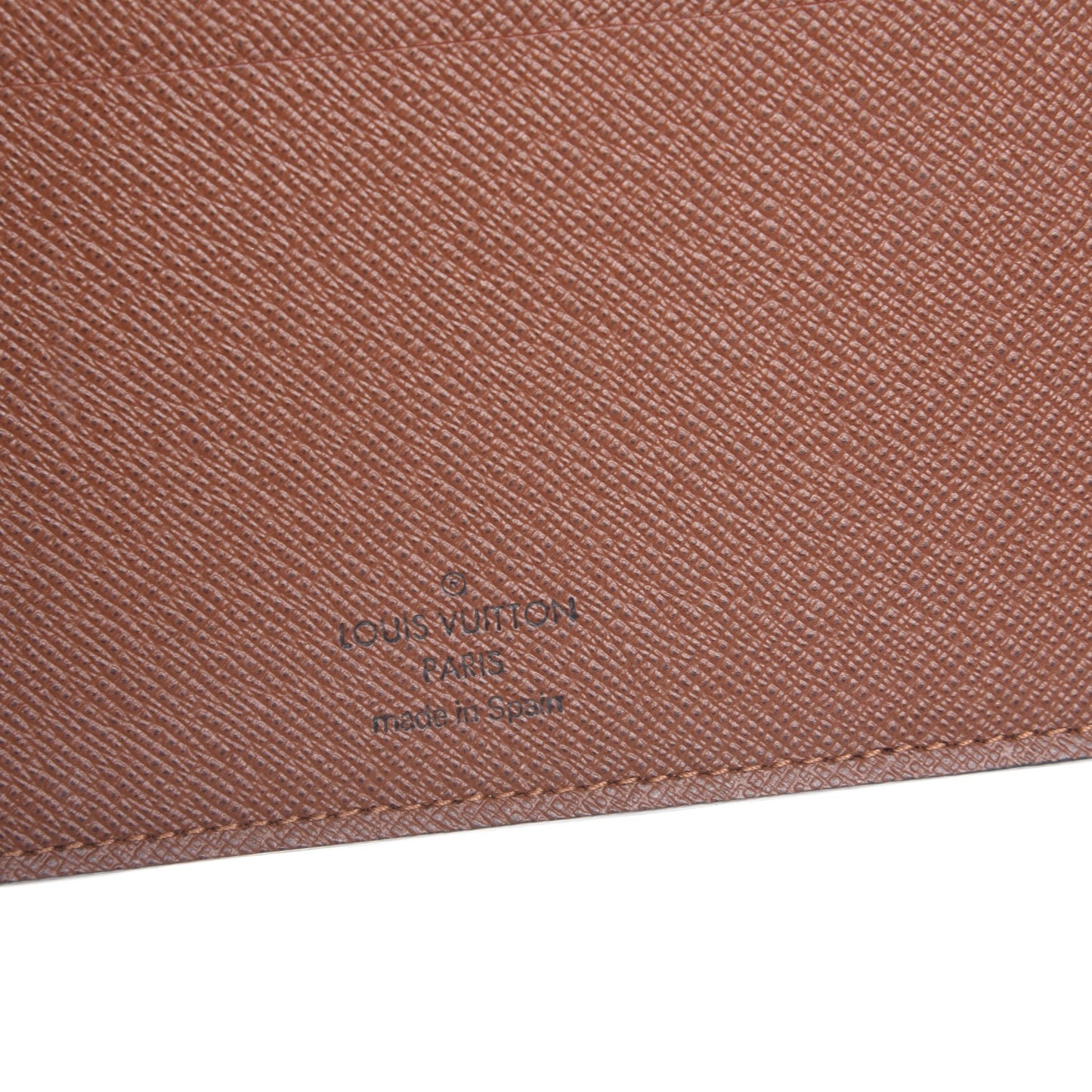 Monogram Desk Agenda Cover