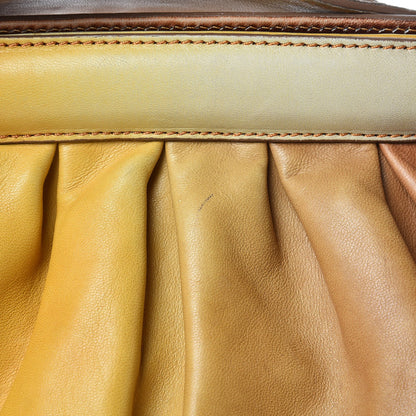 Fendi Agnello Sfumato Doctor B Hobo Bag Multicolor Giallo 16 of 17