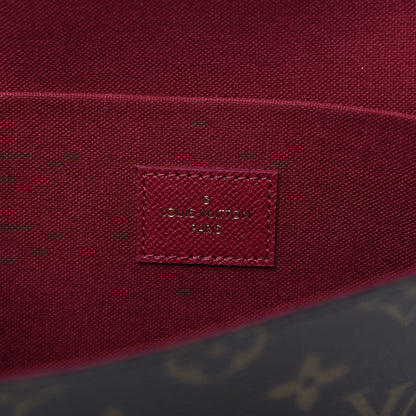 Louis Vuitton Monogram Pochette Felicie Chain Wallet Fuchsia 8 of 9