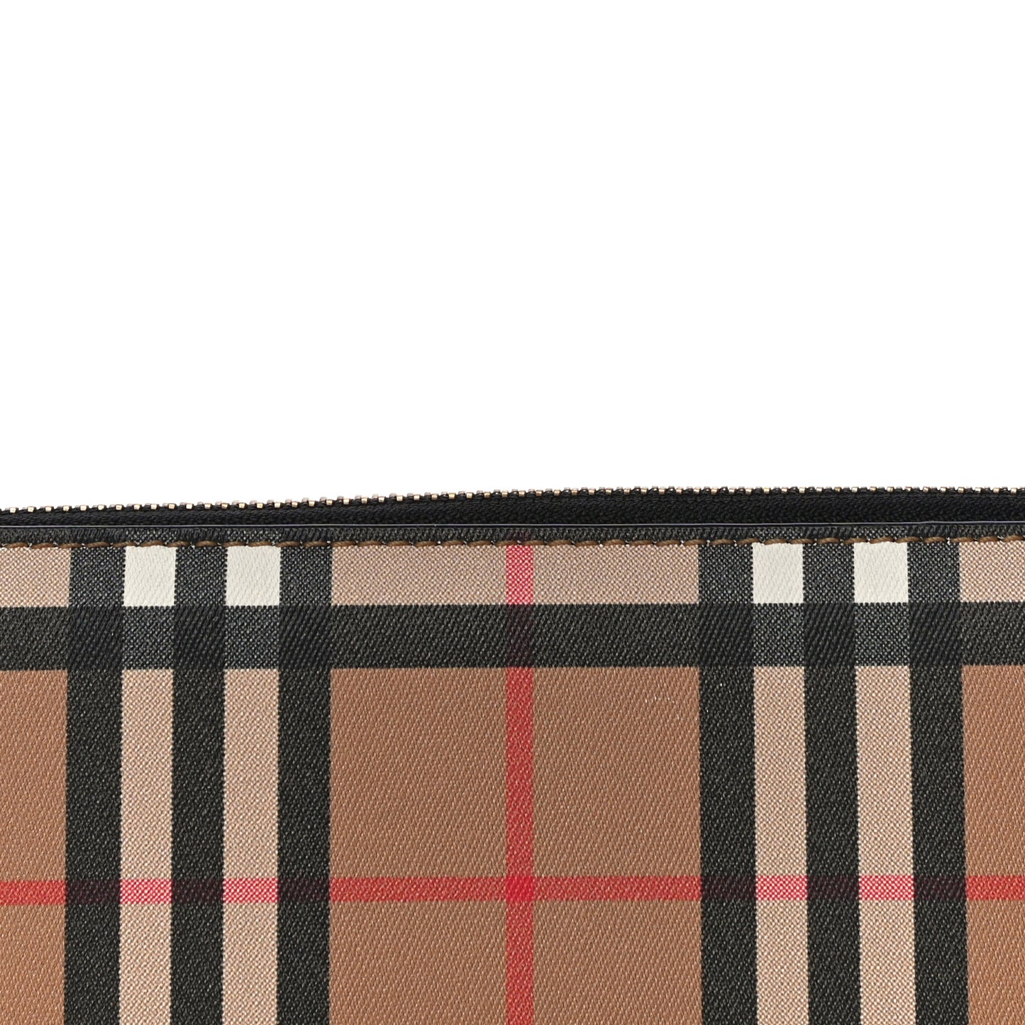 Vintage Check Elmore Zip Around Wallet Black
