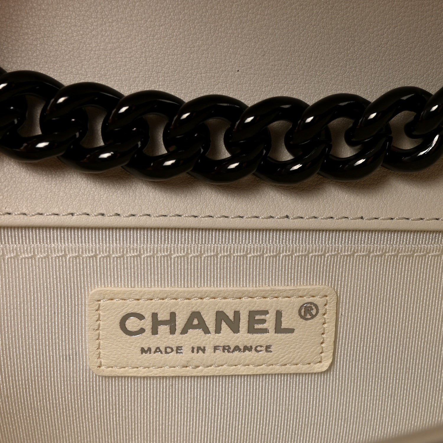 Chanel Calfskin Quilted Medium Boy Flap White 6 of 11