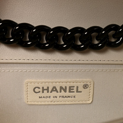 Chanel Calfskin Quilted Medium Boy Flap White 6 of 11