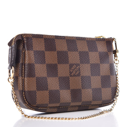 Louis Vuitton Damier Ebene Mini Pochette Accessories 3 of 7