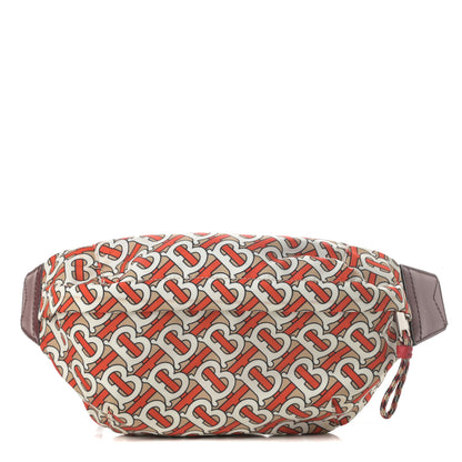 Burberry Nylon Monogram TB Sonny Bum Bag Vermillion 1 of 12