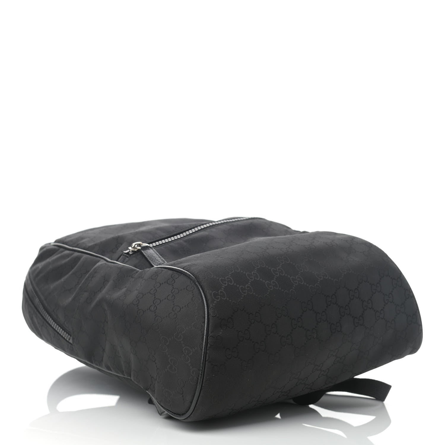Gucci Nylon Monogram Slim Backpack Black 4 of 11