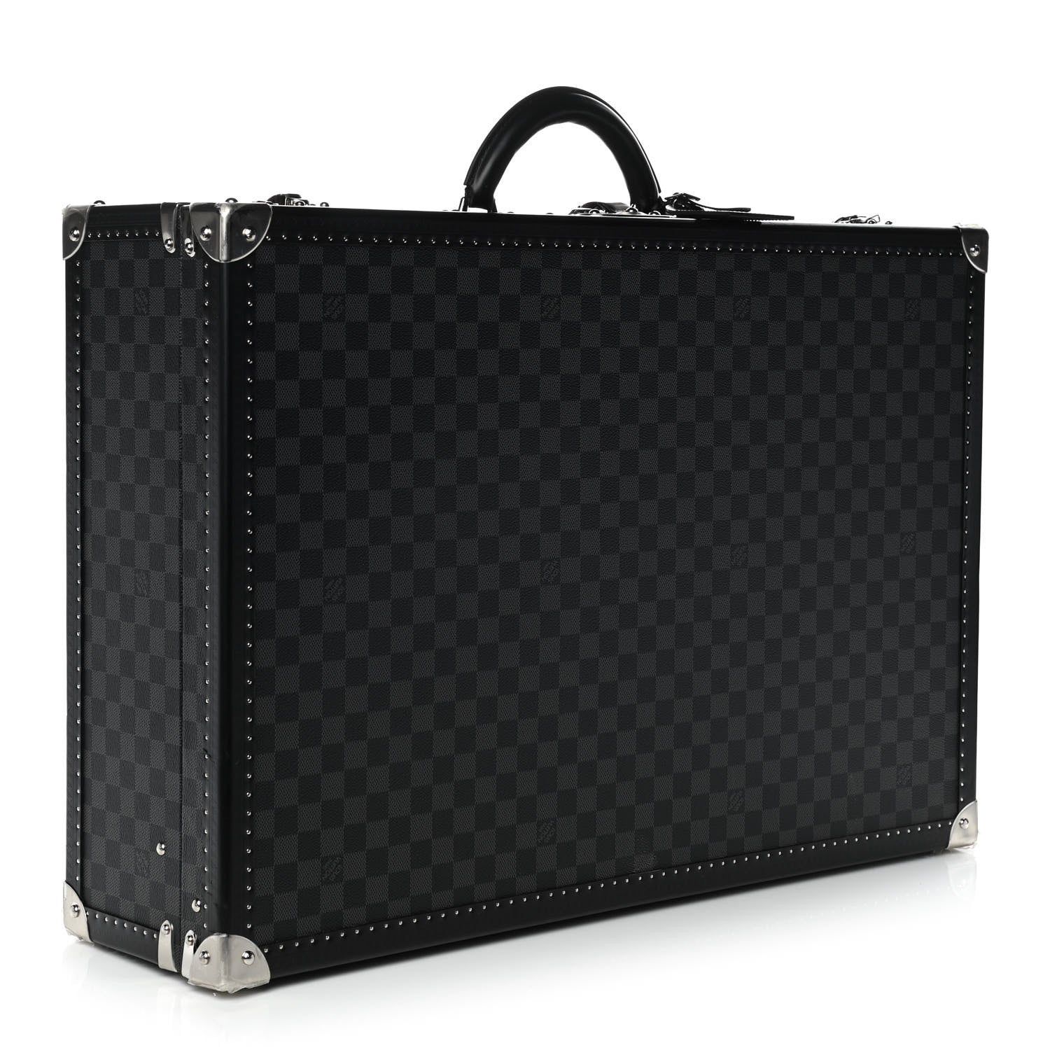 Louis Vuitton Damier Graphite Bisten 65 Suitcase Hard Case Trunk 2 of 11