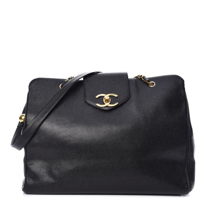 Chanel Caviar XL Weekender Bag Black 1 of 15