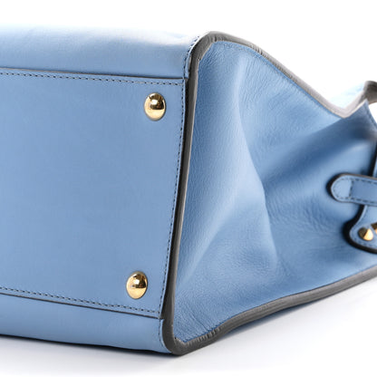 Fendi Vitello Seta Century Medium Peekaboo X-Lite Light Blue Beige 10 of 10