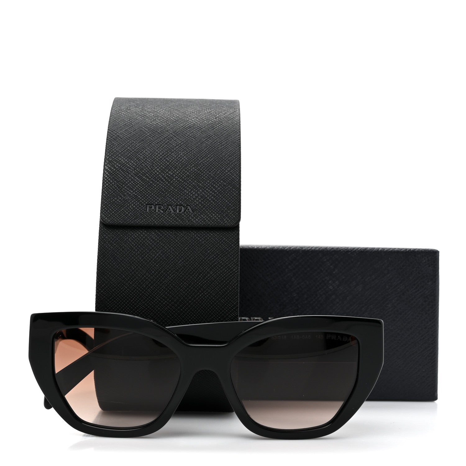Prada Acetate Sunglasses SPR A09 Black 8 of 8