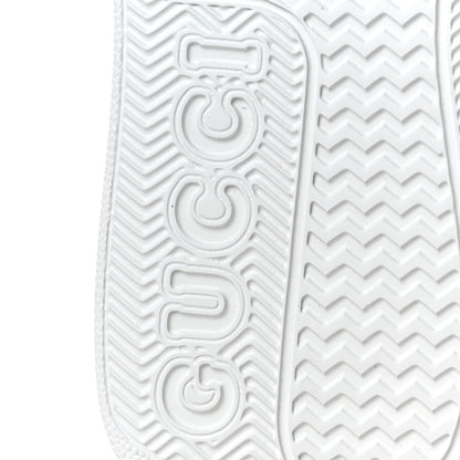 Gucci Calfskin GG Supreme Monogram Perforated Womens Platform 55mm Sneakers 38.5 Beige Ebony Sugar Pink Crop Shine Purple 7 of 8