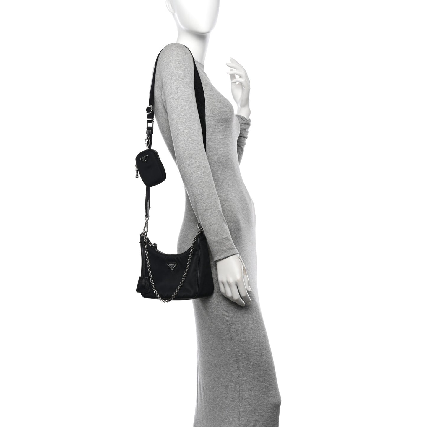 Nylon Re-Edition 2005 Shoulder Bag Black