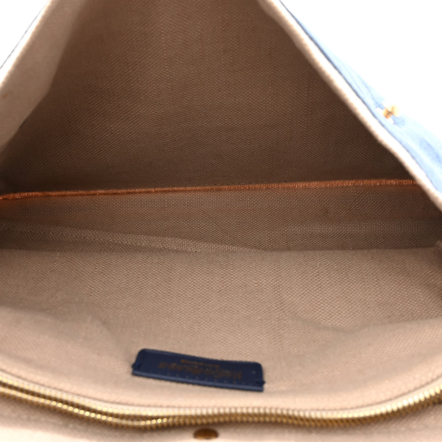 Saint Laurent Calfskin Nubuck Crocodile Embossed Large Muse Two Blue 5 of 13
