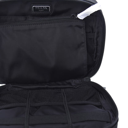 Prada Tessuto Nylon Saffiano Necessaaire Pouch Black 8 of 11