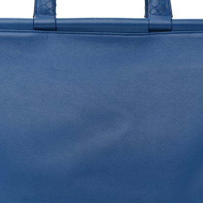 Bottega Veneta French Calfskin Bretagne Tote Blue 8 of 15