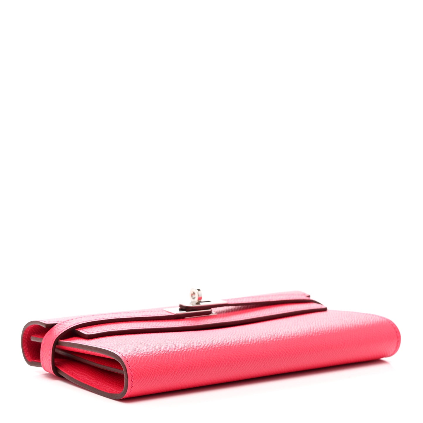 Epsom Kelly Longue Wallet Rose Extreme