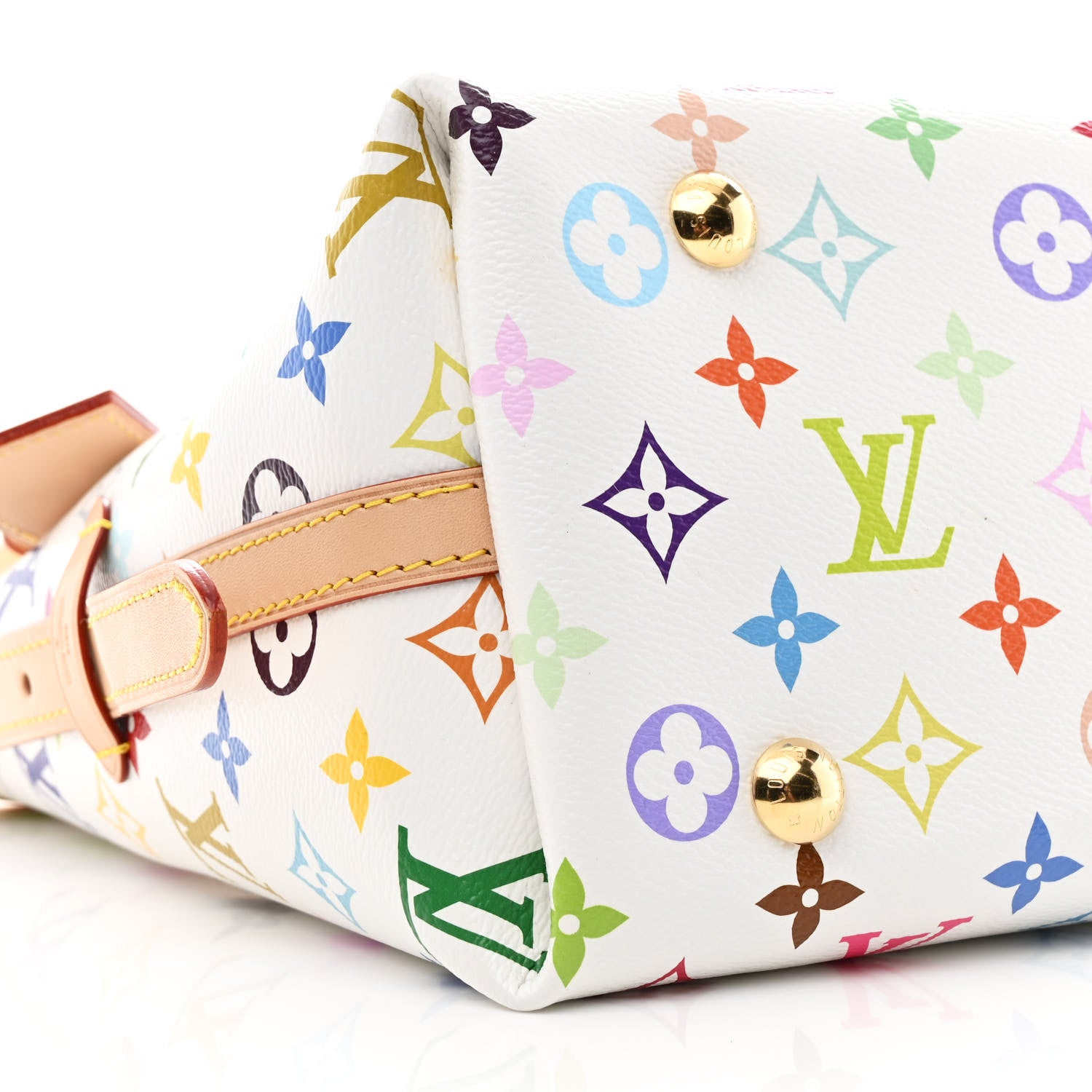 Louis Vuitton LV X TM Monogram Multicolor CarryAll PM White 9 of 10