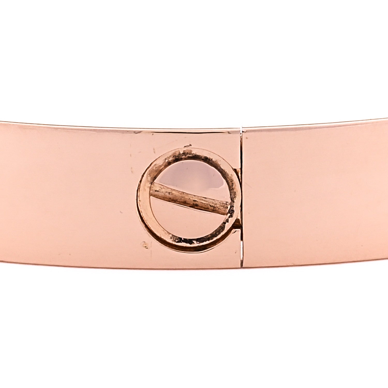 Cartier 18K Pink Gold LOVE Bracelet 16 6 of 8