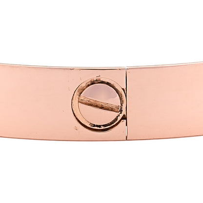 Cartier 18K Pink Gold LOVE Bracelet 16 6 of 8