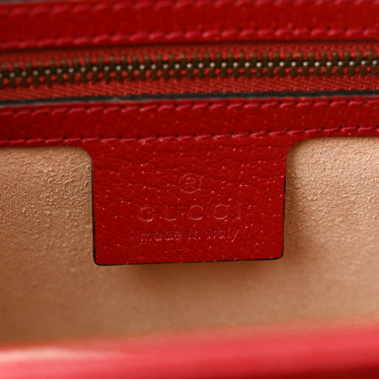 Gucci GG Supreme Monogram Small Queen Margaret Top Handle Bag Red 6 of 16