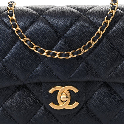 Chanel Iridescent Caviar Quilted Mini My Perfect Flap Black 8 of 11