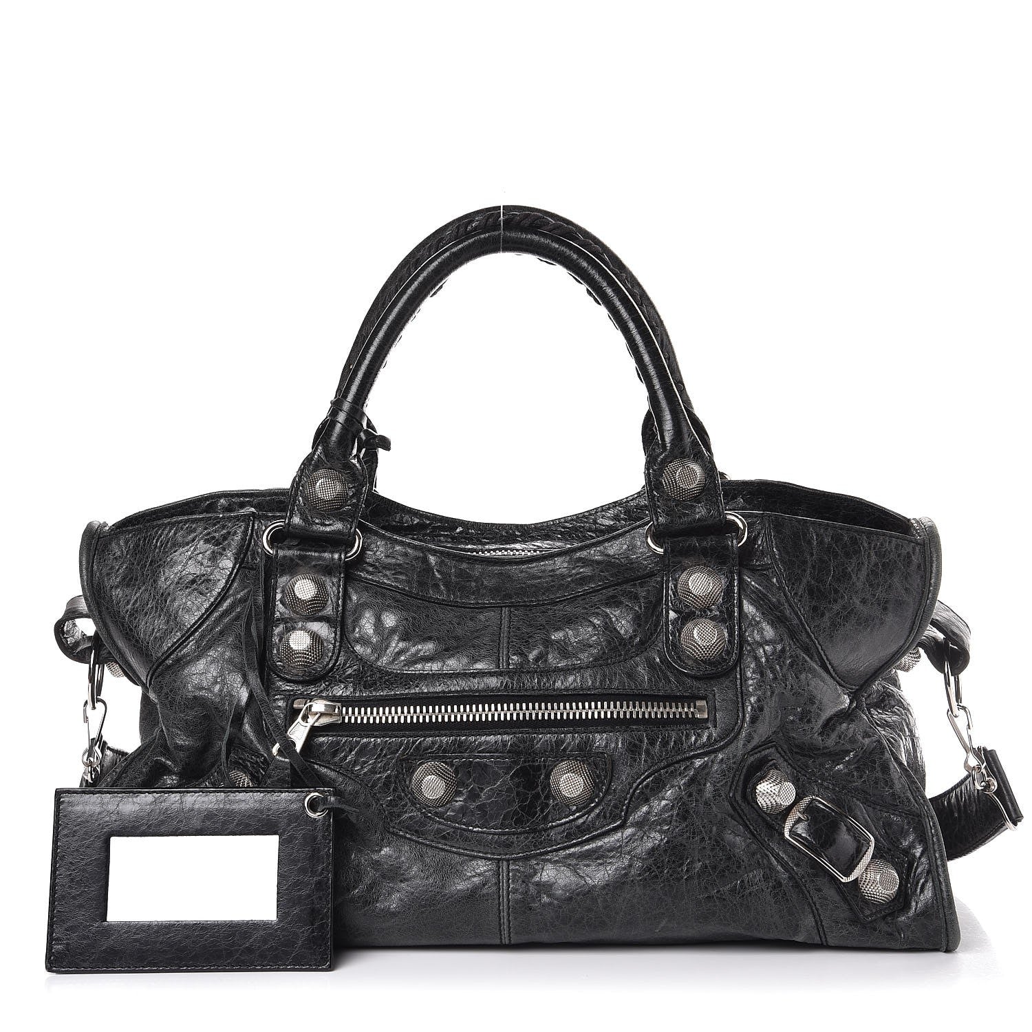 Balenciaga Agneau Giant 21 Silver Hardware Part Time Anthracite 1 of 14