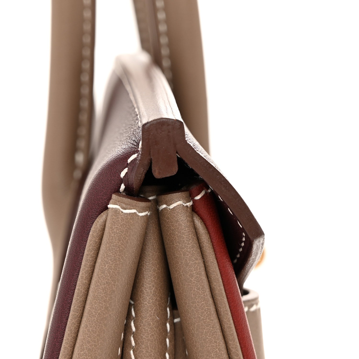 Hermes Swift Horseshoe Birkin 30 Rouge H Etoupe Rouge Sellier 12 of 12