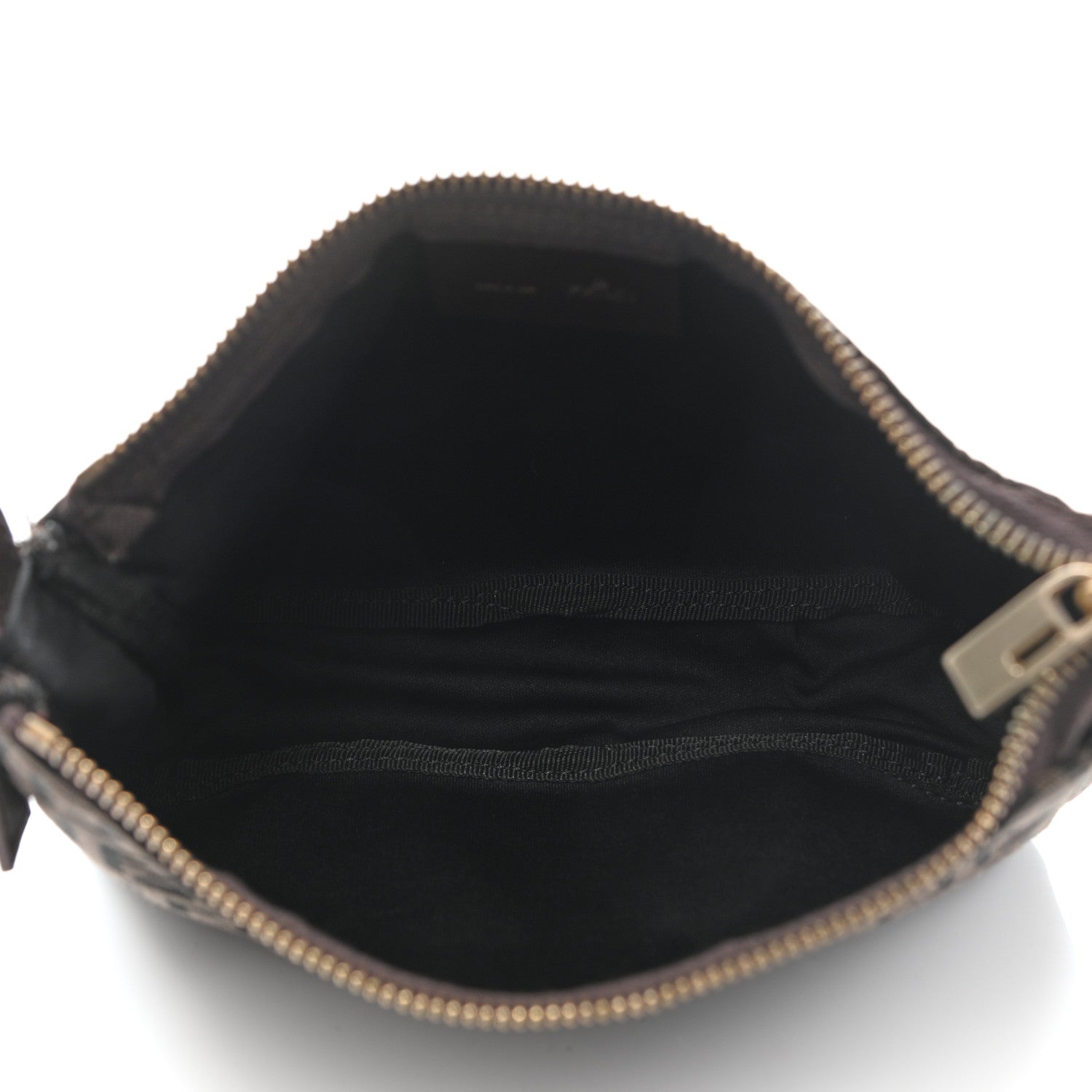 Fendi Zucchino Mini Pochette Tobacco Moro 5 of 12