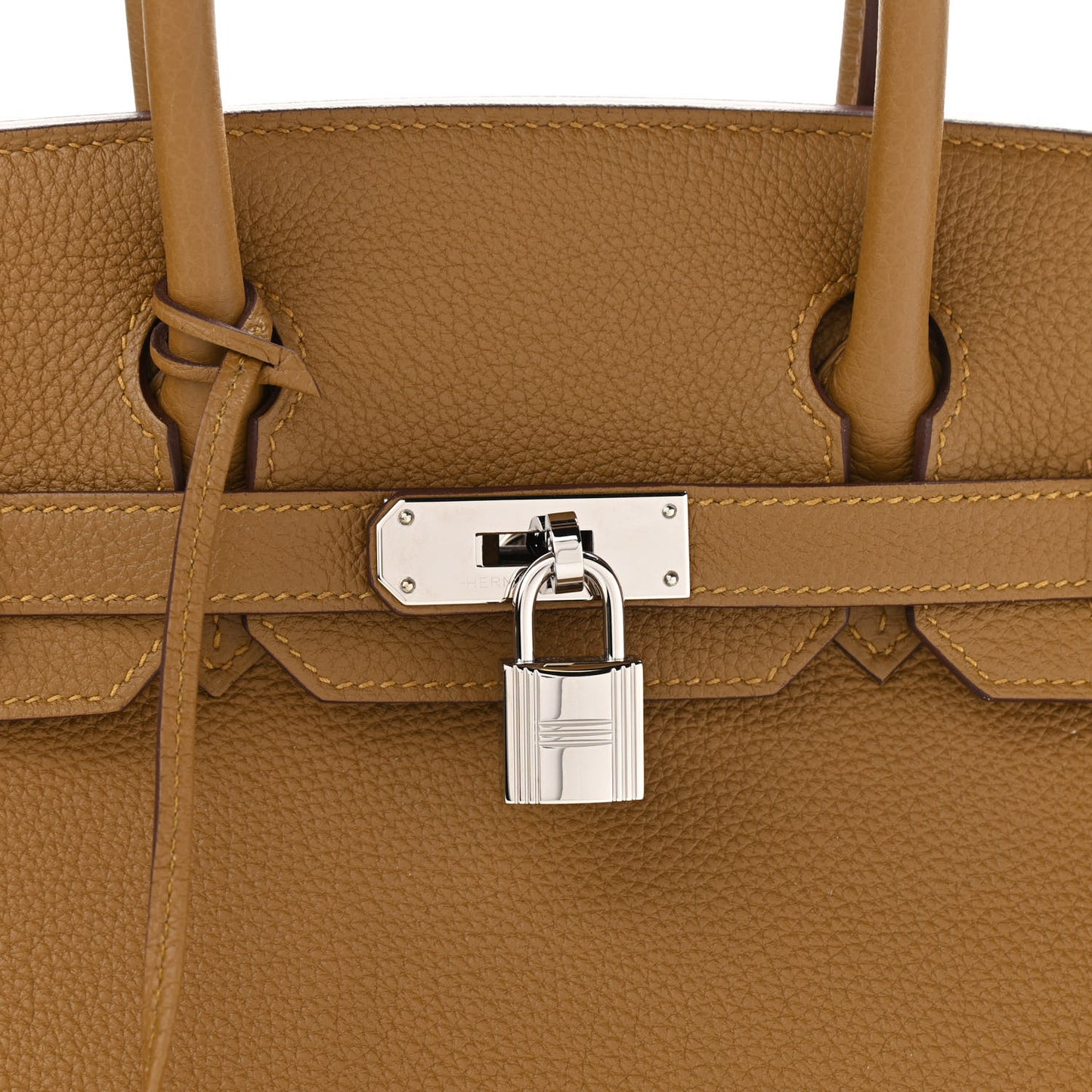 Togo Verso Birkin 30 Bronze Dore Bleu Brume