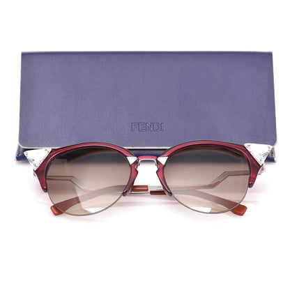Fendi Iridia Sunglasses FF 0041/S Cherry Palladium 8 of 8