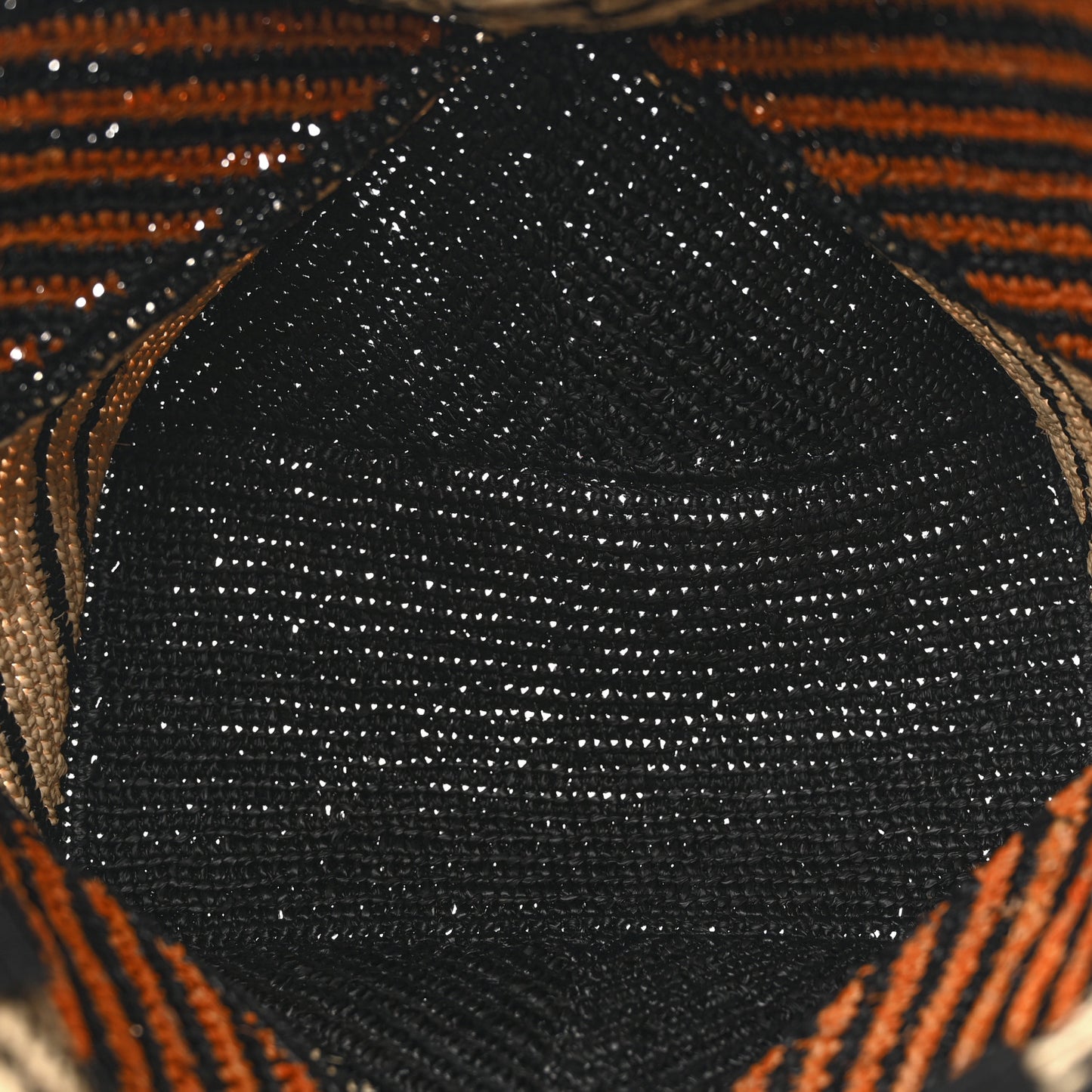 Raffia Calfskin Paula's Ibiza Medium Puzzle Fold Tote Natural Honey Gold