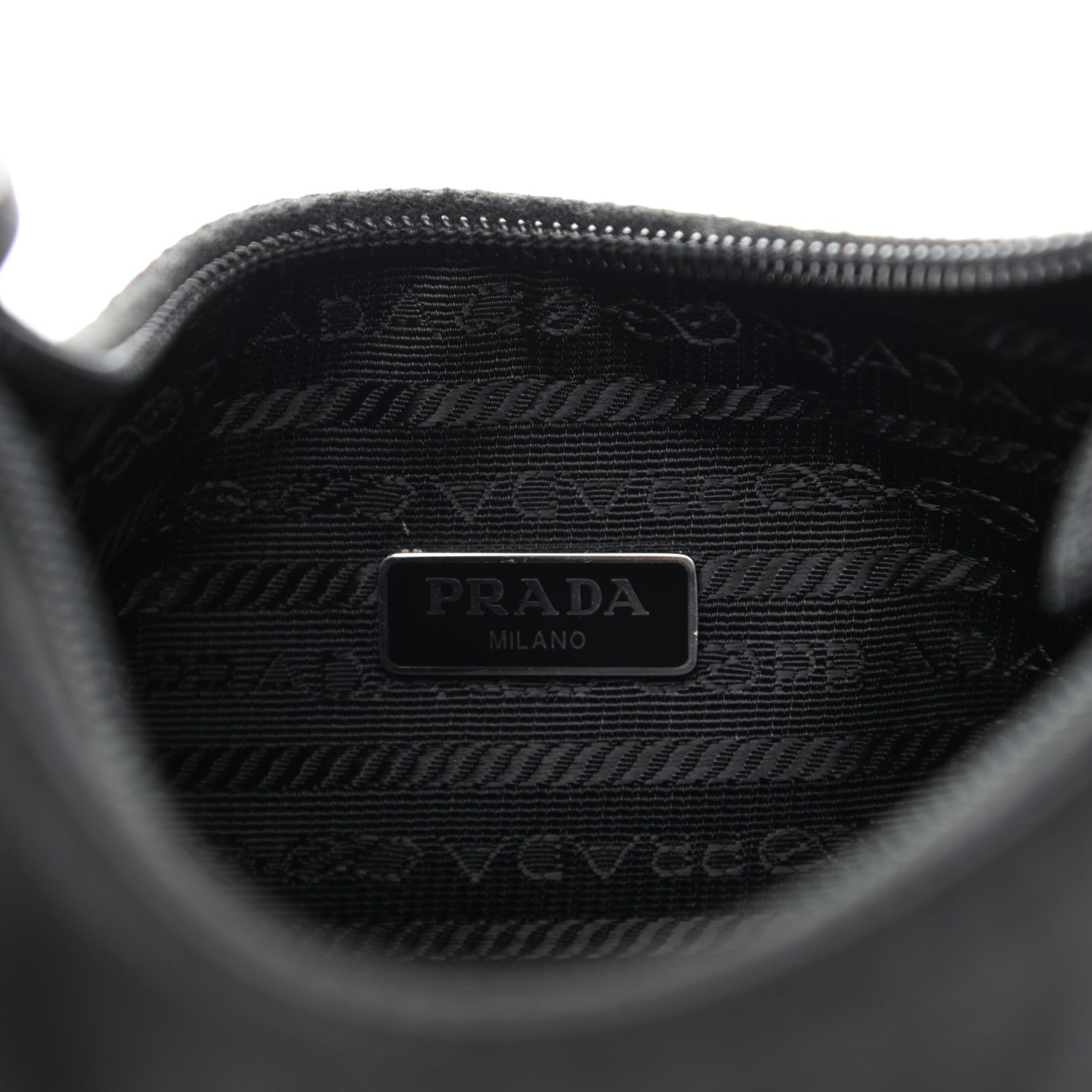 Prada Tessuto Nylon Mini Re-Edition 2000 Bag Black 6 of 10