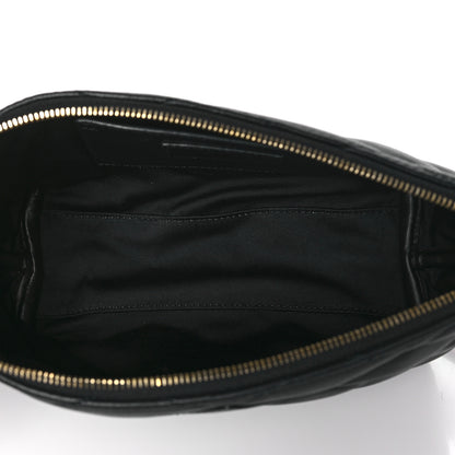 Saint Laurent Lambskin Quilted Gaby Zipped Shoulder Bag Black 5 of 12