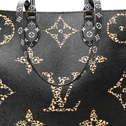 Louis Vuitton Monogram Giant Jungle Onthego GM Black 8 of 11