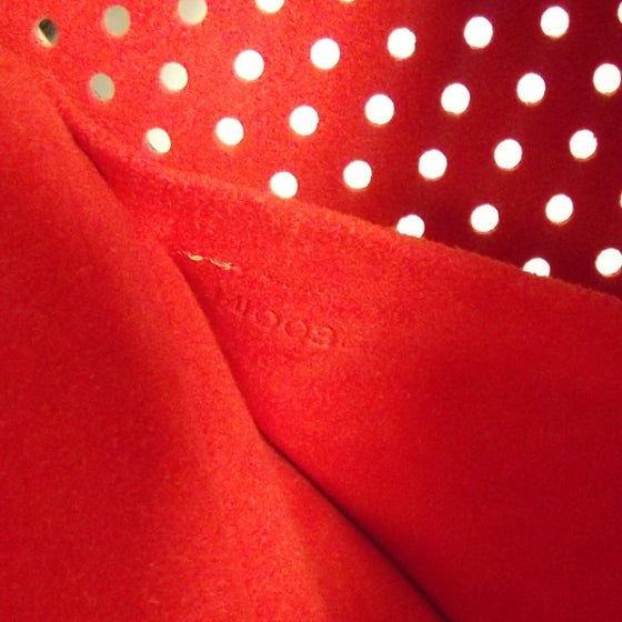 Monogram Perforated Demi-Lune Orange