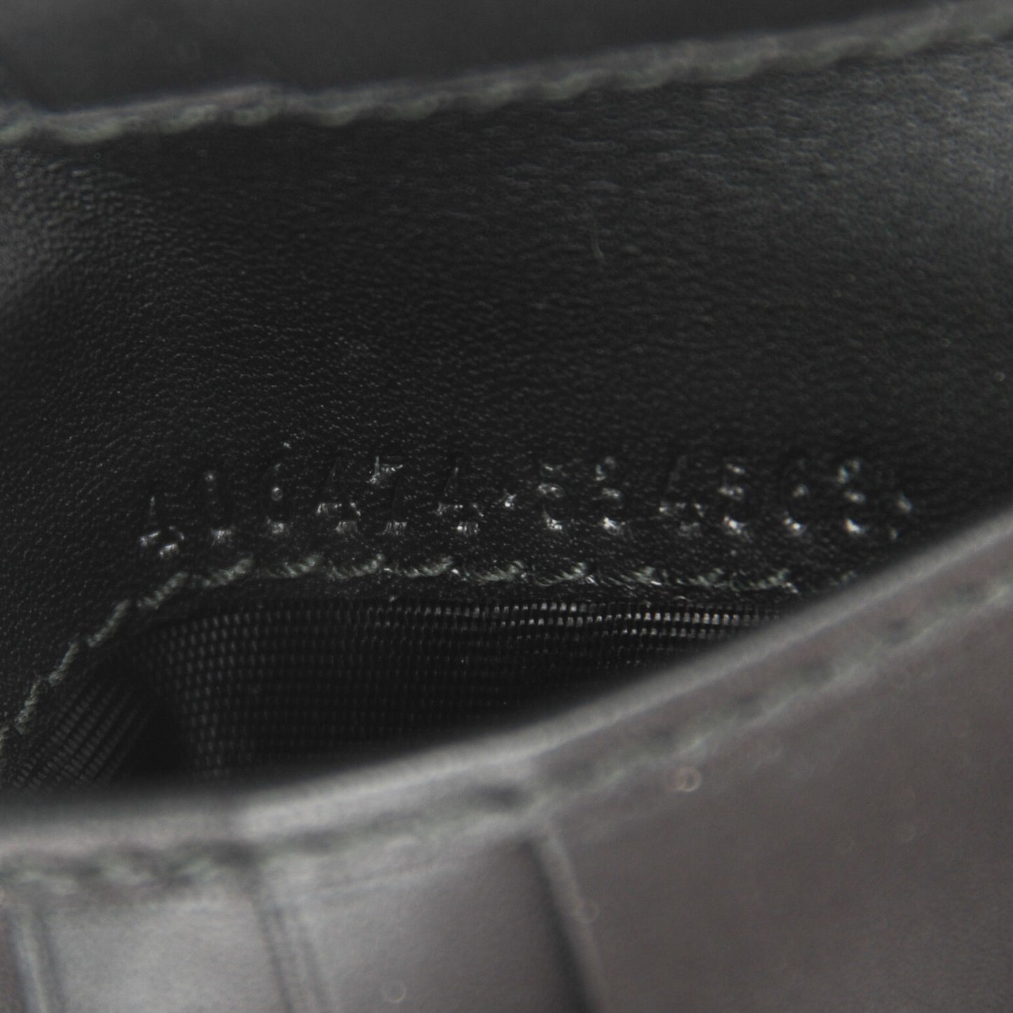 Calfskin Web Bi-Fold Wallet Black